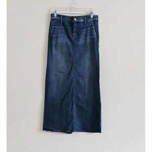 MOTHER Denim Drama Maxi Skirt In Getaway Girl Size 28